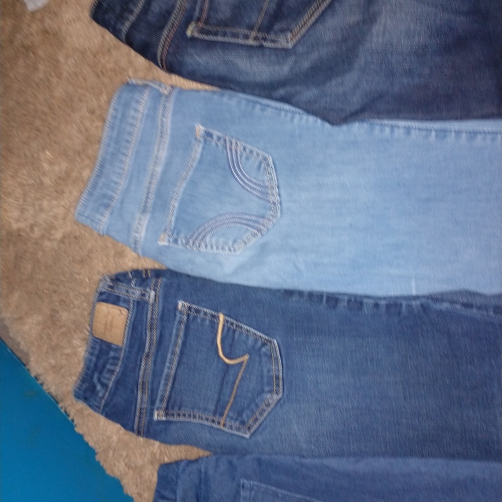 American eagle and Hollister's jeans